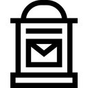 Free Postbox Advertising Arena Icon