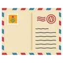 Free Postcard Mail Icon