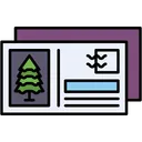 Free Postcard  Icon