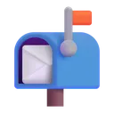 Free Briefkasten Mit Erhaben Symbol