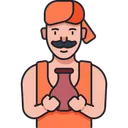 Free Pottery Man Icon