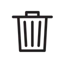 Free Poubelle Bin Recycler Icône