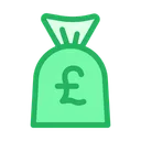 Free Money Bag Pound Bag Icon