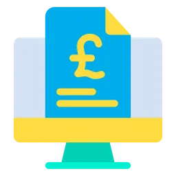 Free Pound Document  Icon