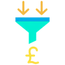Free Pound Sorting Pound Filter Icon