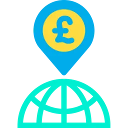 Free Pound Location  Icon