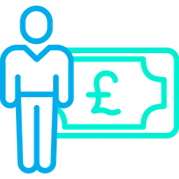 Free Pound Salary  Icon