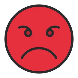 Free Pouting Face Emoji Icon