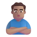 Free Pouting Color Medium Icon