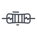 Free Power Electronics Resistance Icon