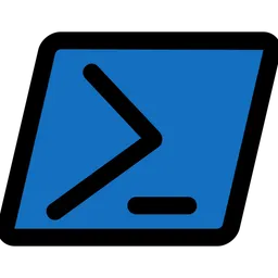 Free Powershell Logo Icon - Download in Colored Outline Style
