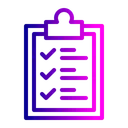 Free Area De Transferencia Lista De Verificacao Lista Ícone