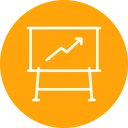 Free Diagramm Graph Wachstum Symbol