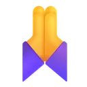 Free Hands Color Default Icon