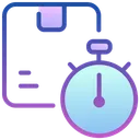 Free Tempo De Entrega Cronometro Estimativa Ícone