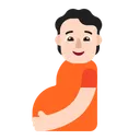 Free Person Flat Light Icon