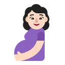 Free Woman Flat Light Icon