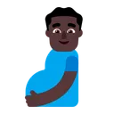 Free Man Flat Dark Icon