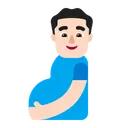 Free Man Flat Light Icon