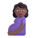 Free Woman Color Medium Dark Icon