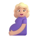 Free Woman Color Medium Light Icon