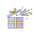 Free Present Gift Box Icon