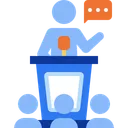 Free Presentation Communication Conversation Icon