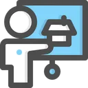 Free Presentation Property Whiteboard Icon