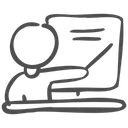 Free Presentation Classroom Training Icon