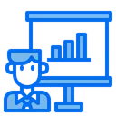 Free Graph Bussiness Bussinessman Icon