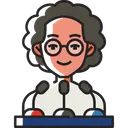 Free Press Conference Speech Interview Icon