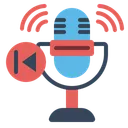 Free Previous Podcast Back Icon