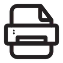Free Print Paper  Icon