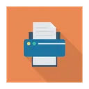 Free Printer Fax Paper Icon