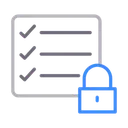 Free Schloss Privat Checkliste Symbol