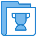 Free Trophy Folder Winner Folder Icon