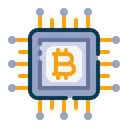 Free Bitcoin Criptomoneda Efectivo Electronico Icono