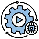 Free Proceso De Automatizacion Sistema De Automatizacion Tecnologia De Automatizacion Icono