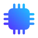 Free Processor Chip Microchip Icon