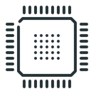 Free Hardware Processor Microprocessor Icon