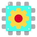 Free Chip Data Technology Icon