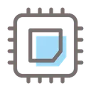 Free Processor Chip  Icon