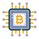 Free Bitcoin Cryptocurrency Electronic Cash Icon