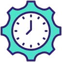 Free Productivity Setting Productivity Time Management Icon