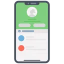 Free Application Mobile Profil Utilisateur Application Utilisateur Icône