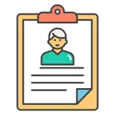 Free Profil Utilisateur CV Cv Icône
