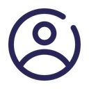 Free User Circle Monochrome Icons Flat Icons Icon