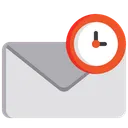 Free Programar Correo Cronometrar Correo Planificar Correo Icono
