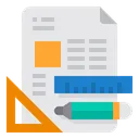 Free Stationery Office Supplies Planning Icon