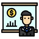 Free Business Man User Money Icon